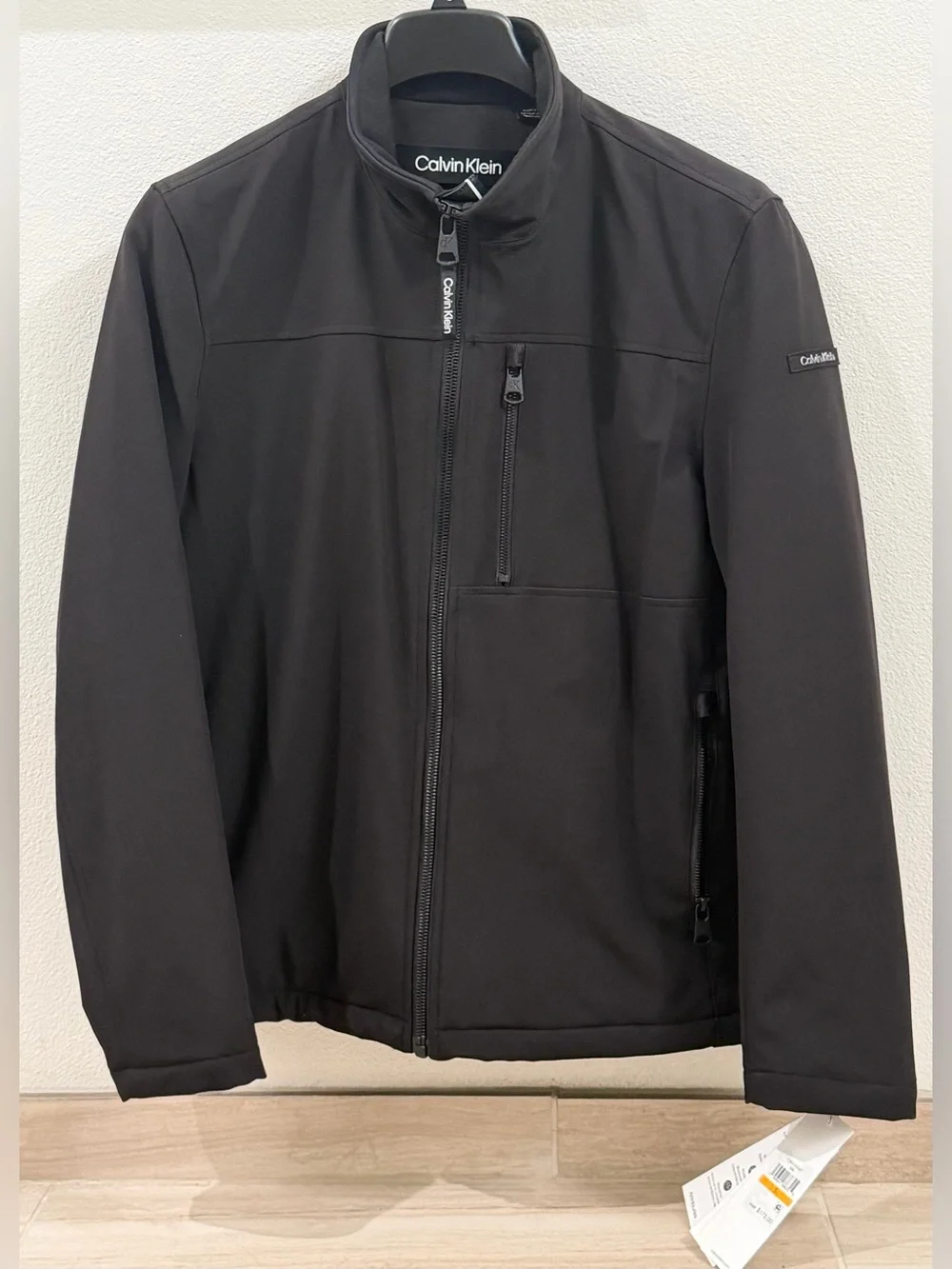 CALVIN KLEIN Men’s Sherpa Lined Classic Soft Shell Jacket ***NEW WITH TAGS!!***
